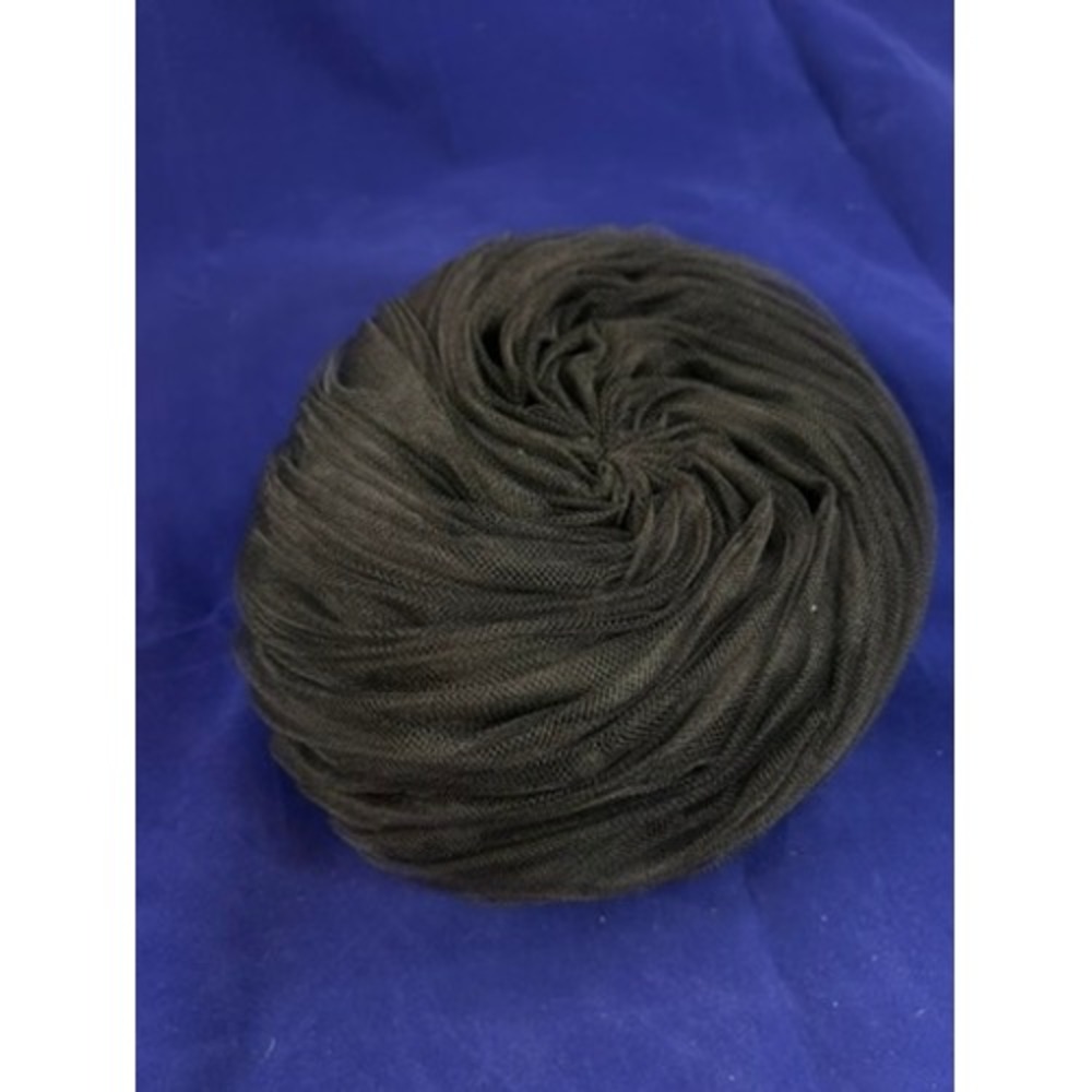 Vintage 1960s Holt Renfrew Black Draped Hat Turban Style Textured Minimalist Hat - Picture 6 of 9